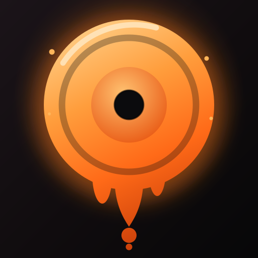 PR Foundry app icon — a molten weight plate on a dark forged background